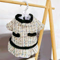 Luxury Thickened Dog & Cat Jacket Skirt Set – Warm Autumn Winter Coat with Leash
