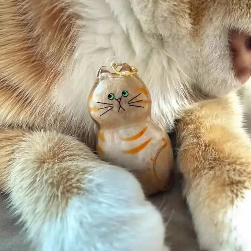 Pet Hair Memorial Resin Keychain