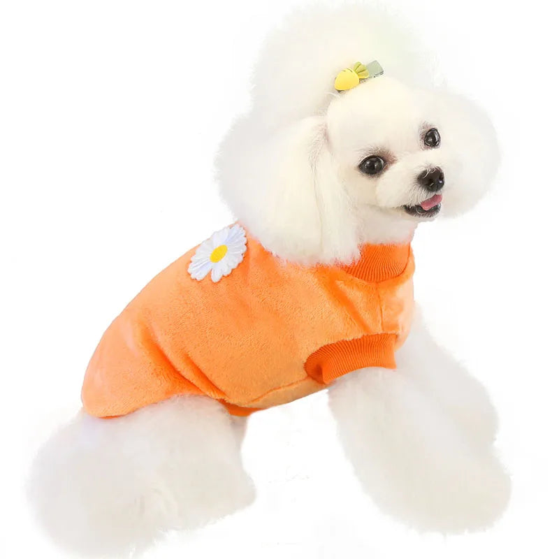Dog Clothes Winter Fleece Warm Hoodies Clothes For Small Medium Dogs Dachshund Outfits Pet Pullover Coat Puppy Sweatshirt Suits