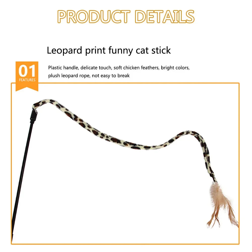 Kitten Toys Variety Pack – Cat Toy Set with Stick, Sisal Mouse &amp; Bell Ball