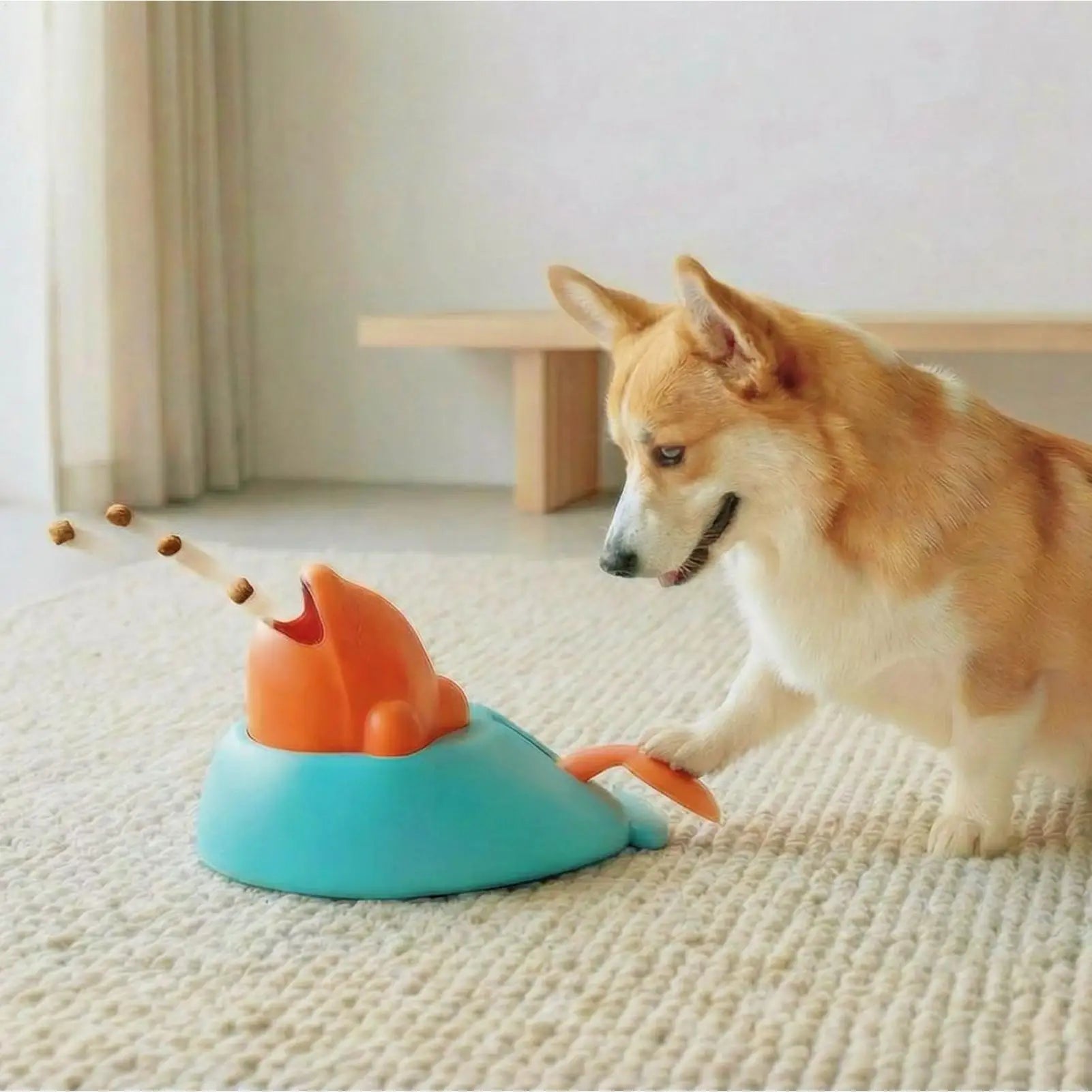 Pet Treat Dispenser  interactive toys educational training device pet feeding device puppy leaking toys for Dogs Training