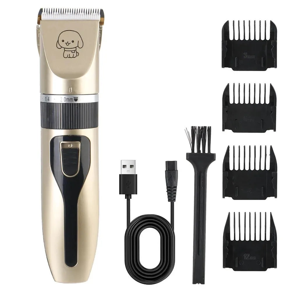 4-in-1 Electric Pet Grooming Kit | Clippers, Trimmer & Shaver for Dogs & Cats