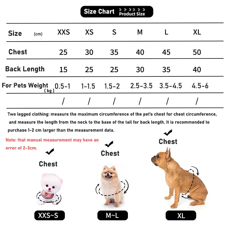 Winter Fleece Vest for Small Dogs & Cats