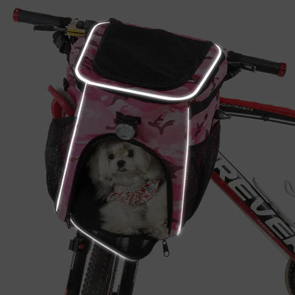 Pet Travel Bag Bike Basket Detachable Portable Backpack Suitable for Bicycles