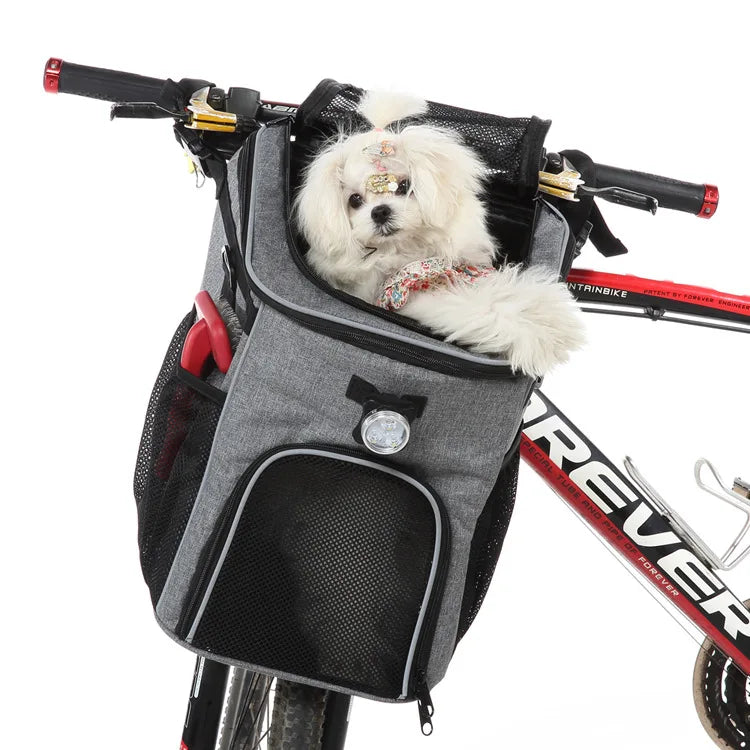 Pet Travel Bag Bike Basket Detachable Portable Backpack Suitable for Bicycles