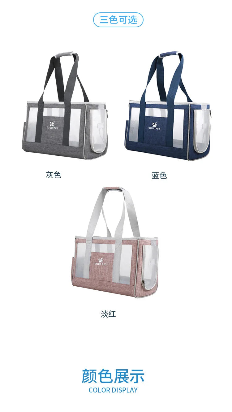 DODOPET Pet Out Carrying Bag Portable Dog Summer Breathable Backpack Puppy Pet Bag Cat Bag Hand Carry