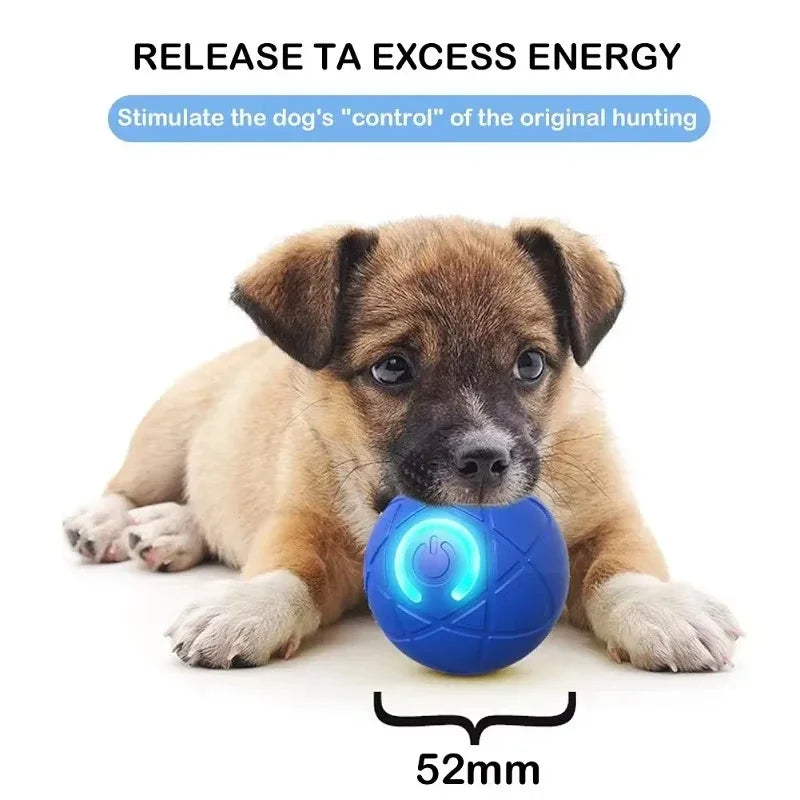 Automatic Jumping Pet Toy Ball – Interactive Rubber Ball for Cats & Dogs