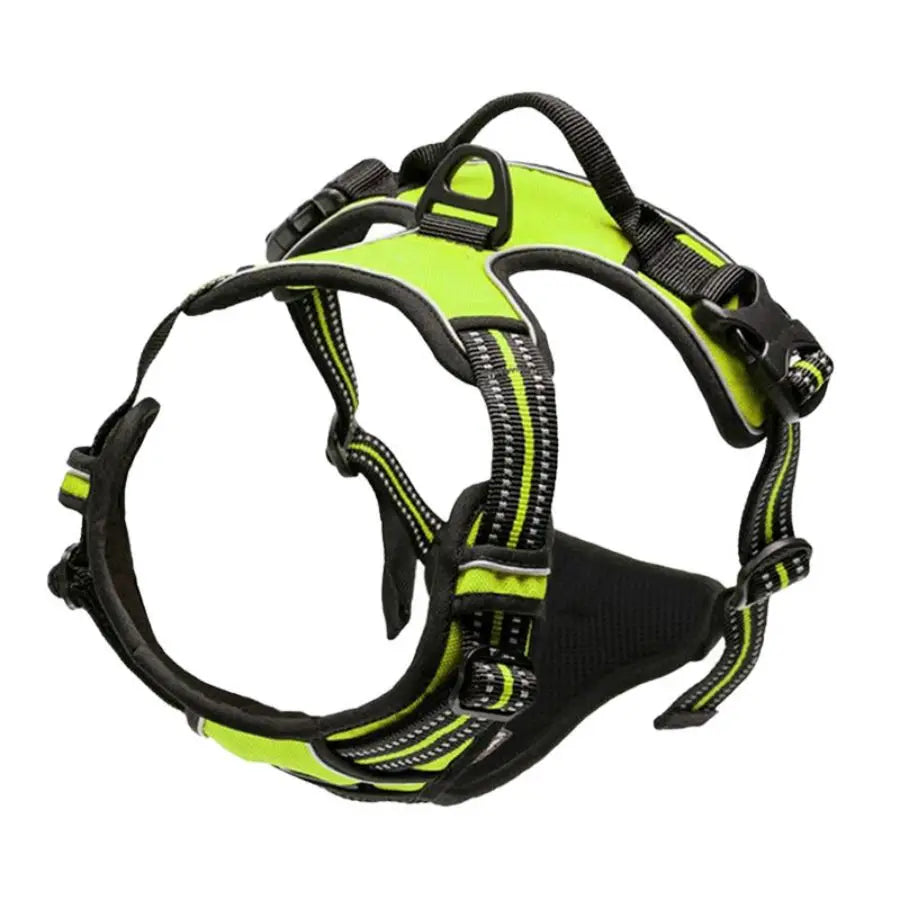 No Pull Dog Harness | Front Clip Heavy Duty Reflective | Easy Control Handle