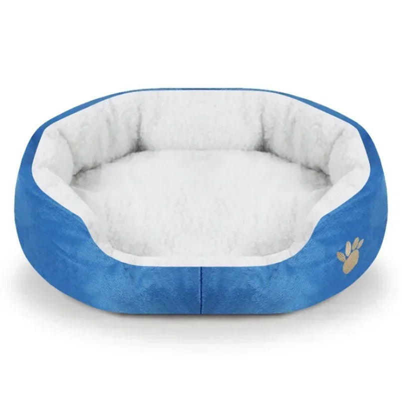 Plush Cashmere Pet Bed Sofa Lounger for Dogs & Cats