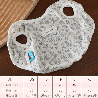 Adorable Dog Clothes for Small Breeds Autumn Anti-Dirt Anti-Hair Shedding Button Vest Teddy Bichon Cute Autumn Outfit Pet Sup...