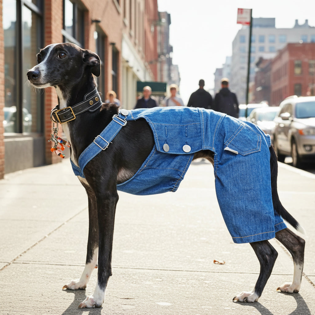 Adjustable Wool Coat for Italian Greyhounds & Whippets