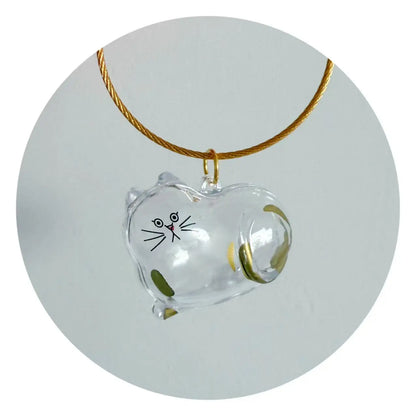 Pet Hair Memorial Resin Keychain