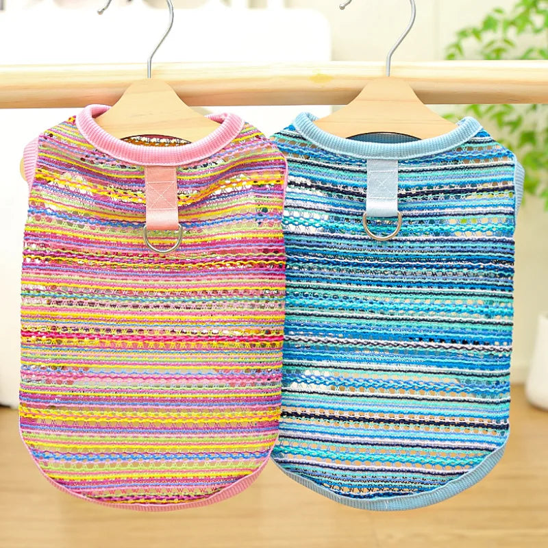 Casual Summer Dog & Cat T-Shirt Vest – Soft Breathable Puppy Costume