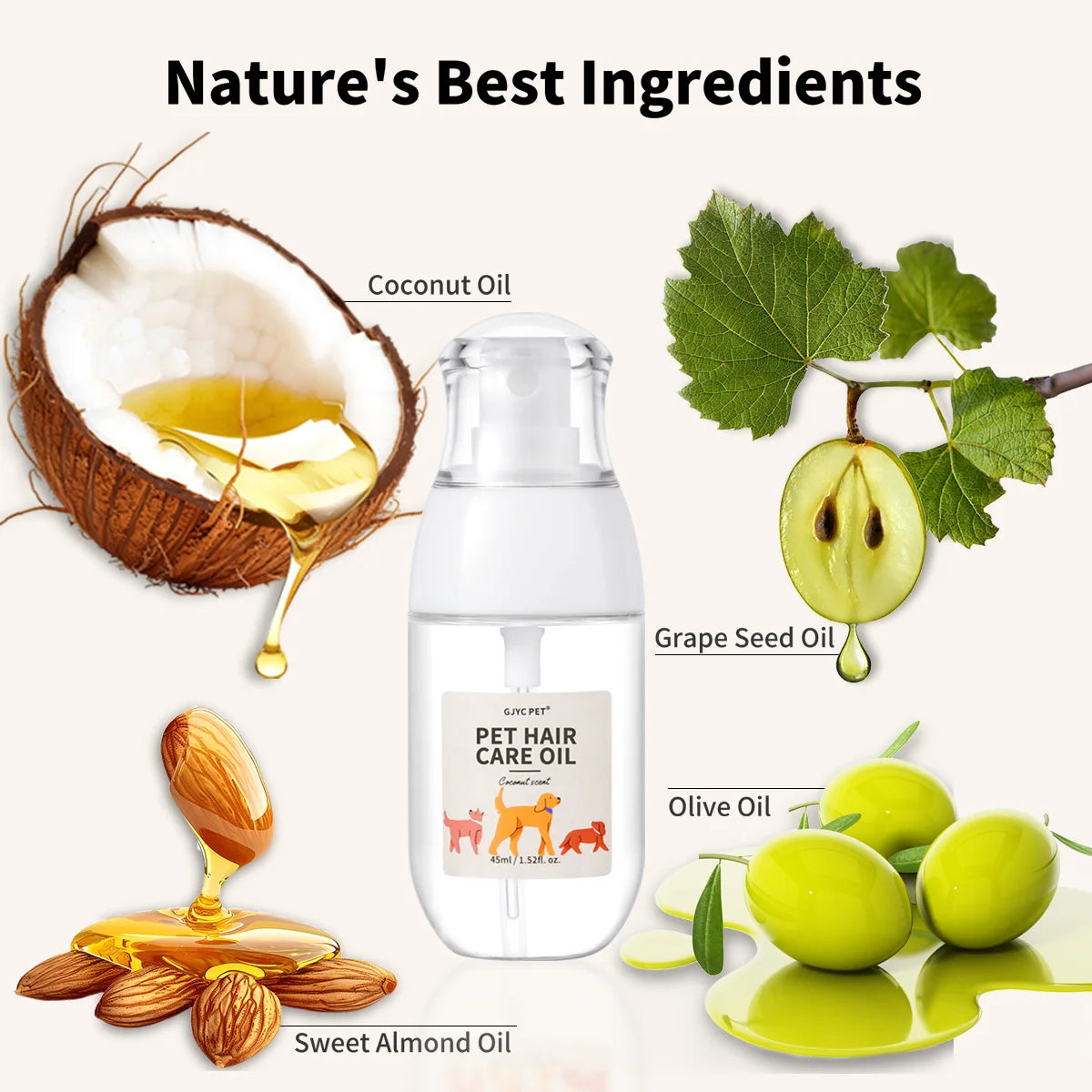Premium Pet Hair Essential Oil Spray