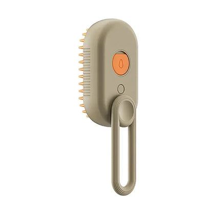 3-in-1 Pet Steam Brush | Spray, Massage &amp; Grooming Comb for Cats &amp; Dogs