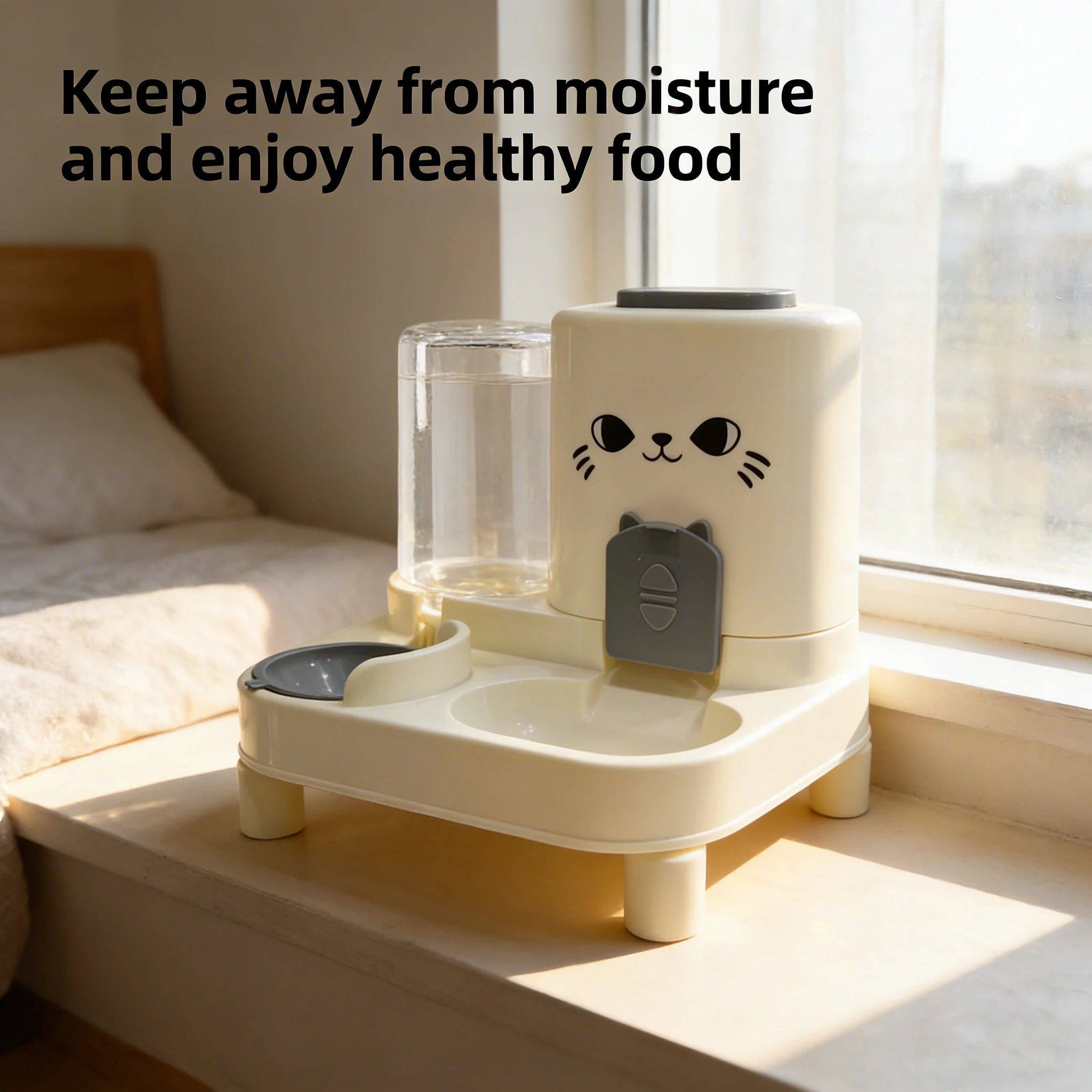 Automatic Pet Feeder & Water Fountain | Food Dispenser for Cats & Dogs