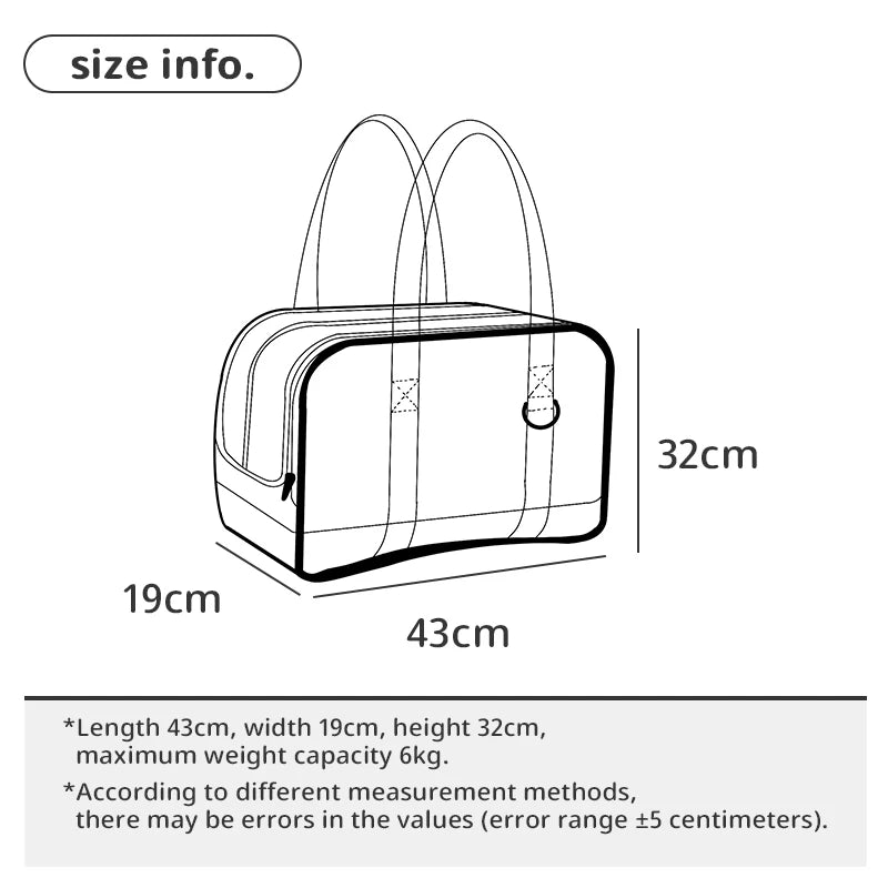 Pet Carrier Backpack, Breathable Travel Backpack for Small Dog Cat, Outdoor Comfort Carrier