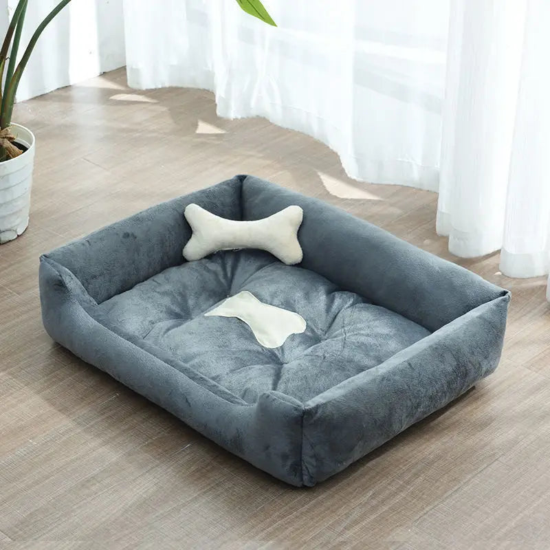 Dog Kennel All-season Universal Pet Bed House for Small Medium Large Dogs Cats Soft Bed Pad Winter Warm Pet Sleeping Supplies