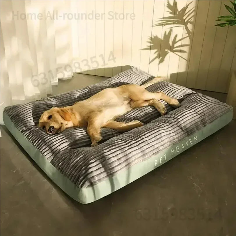 Corduroy Dog Sofa Bed | Plush, Washable & Detachable