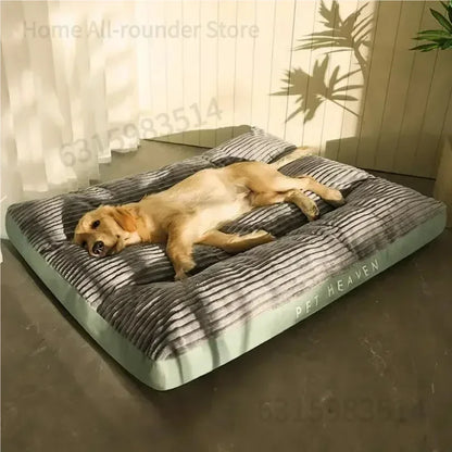 Corduroy Dog Sofa Bed | Plush, Washable &amp; Detachable