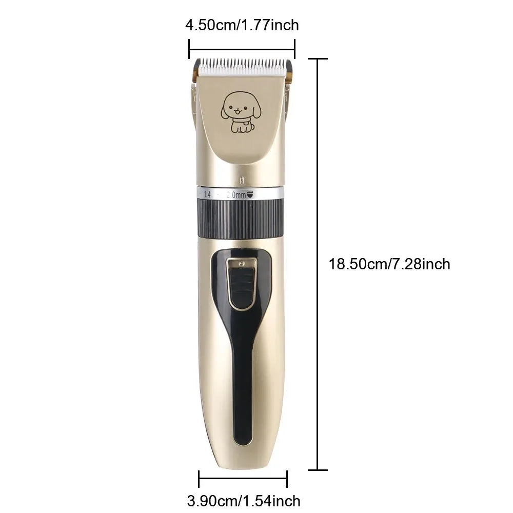 4-in-1 Electric Pet Grooming Kit | Clippers, Trimmer & Shaver for Dogs & Cats