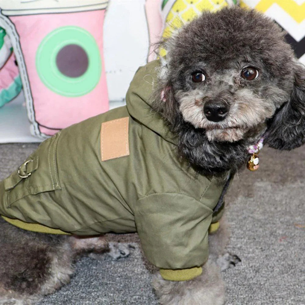 Dog Clothes Winter Puppy Pet Dog Coat Jacket For Small Medium Dogs Thicken Warm Hoodie Jacket Chihuahua Yorkies Pets Clothes