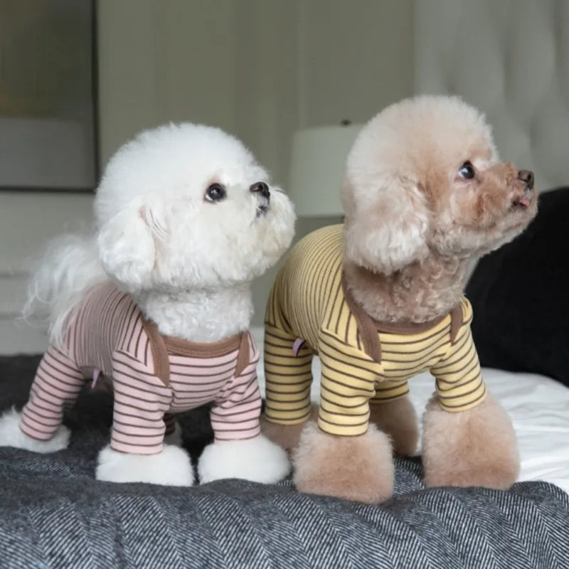 Winter Warm Four-Legged Dog & Cat Bodysuit – Cozy Indoor & Outdoor Pet Pajamas