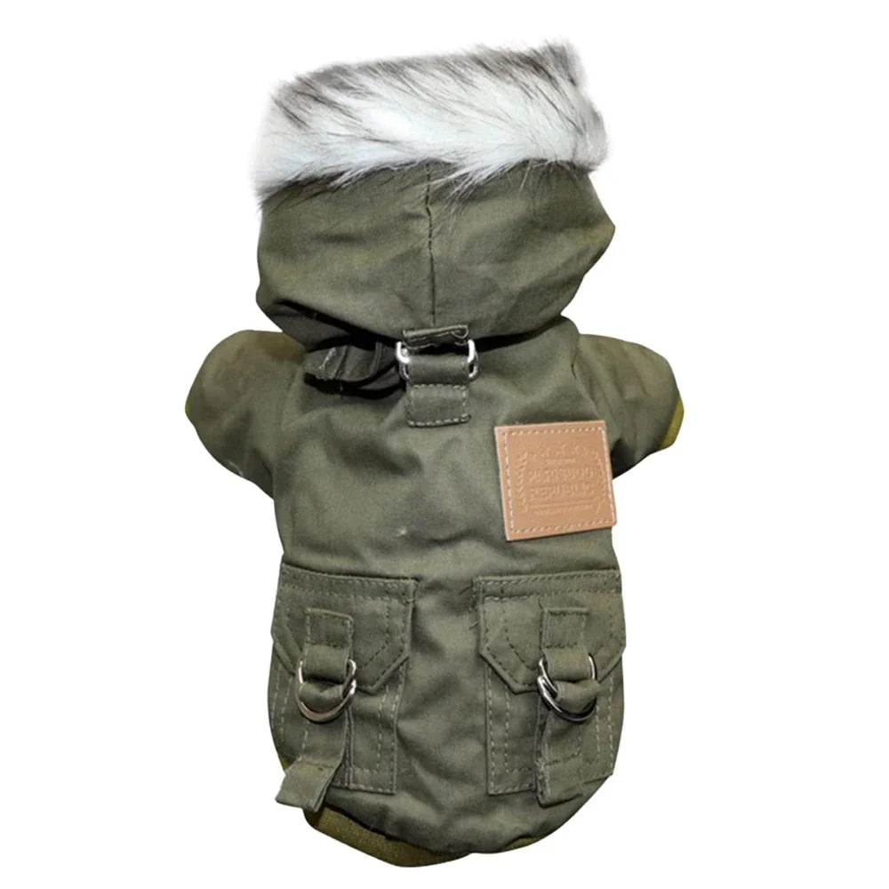 Dog Clothes Winter Puppy Pet Dog Coat Jacket For Small Medium Dogs Thicken Warm Hoodie Jacket Chihuahua Yorkies Pets Clothes