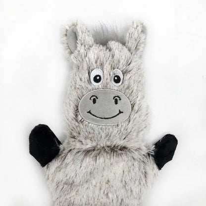 Pet Training Toy - Durable Chew Resistant Squeaky Plush Toy for Dogs Puppies, Interactive Molar Teething Supplies for Small