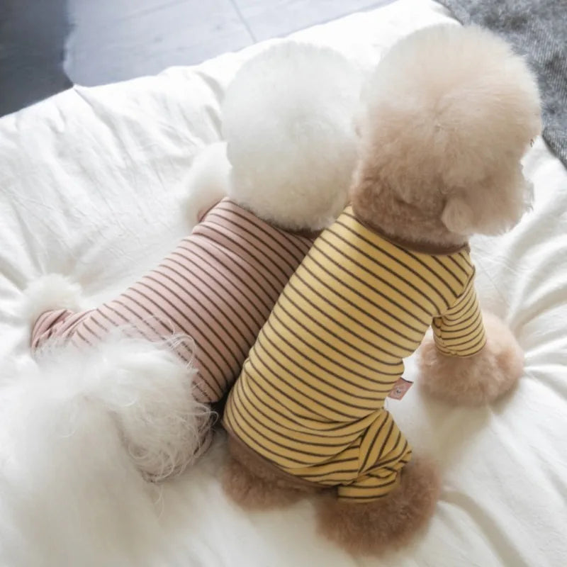 Winter Warm Four-Legged Dog &amp; Cat Bodysuit – Cozy Indoor &amp; Outdoor Pet Pajamas