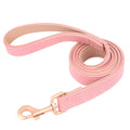 120cm Soft PU Leather Dog Leash | Padded Handle Lead for Walking & Training