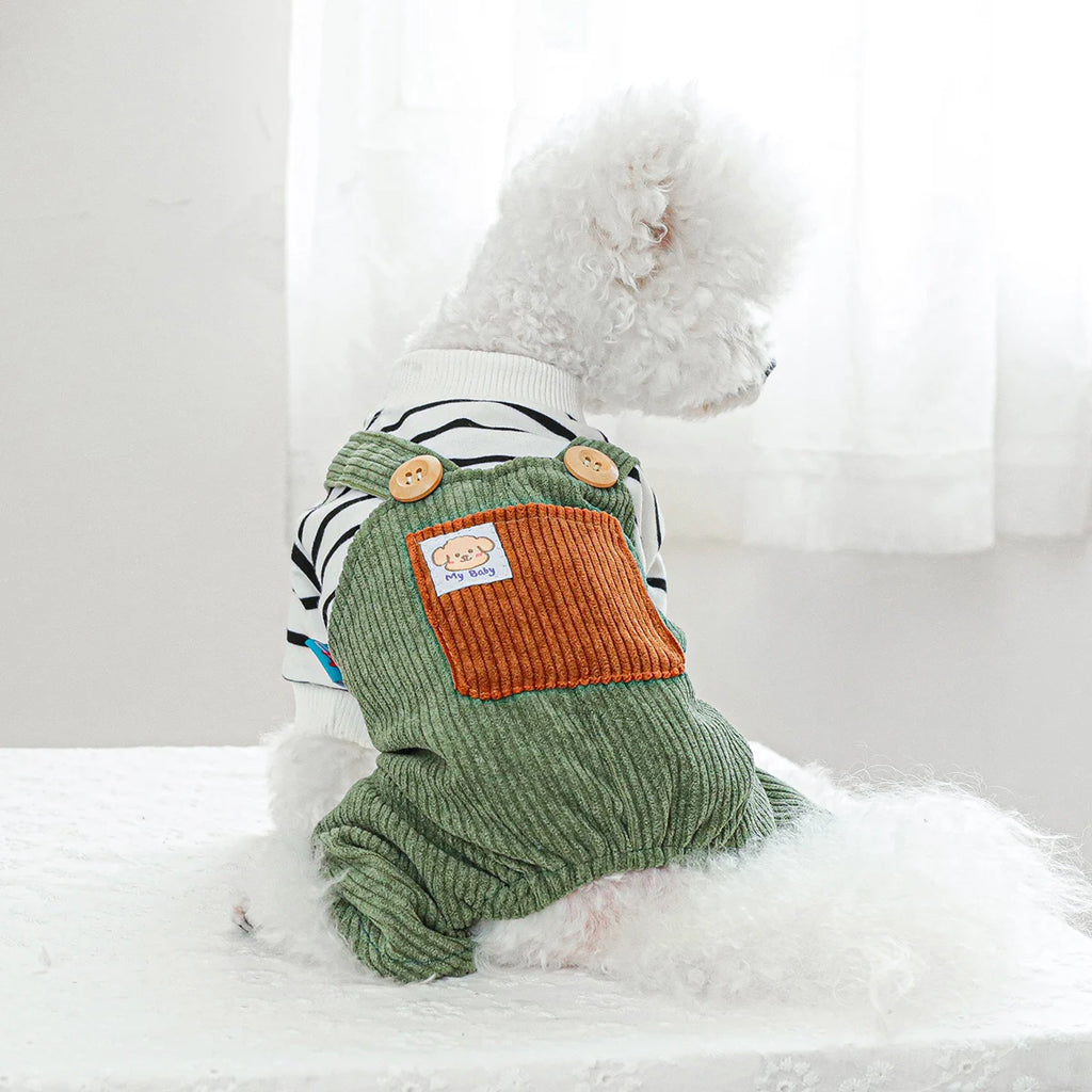 Dog Clothes Spring and Summer Casual Fashion Four-legged Clothes Pet Overalls Onesie