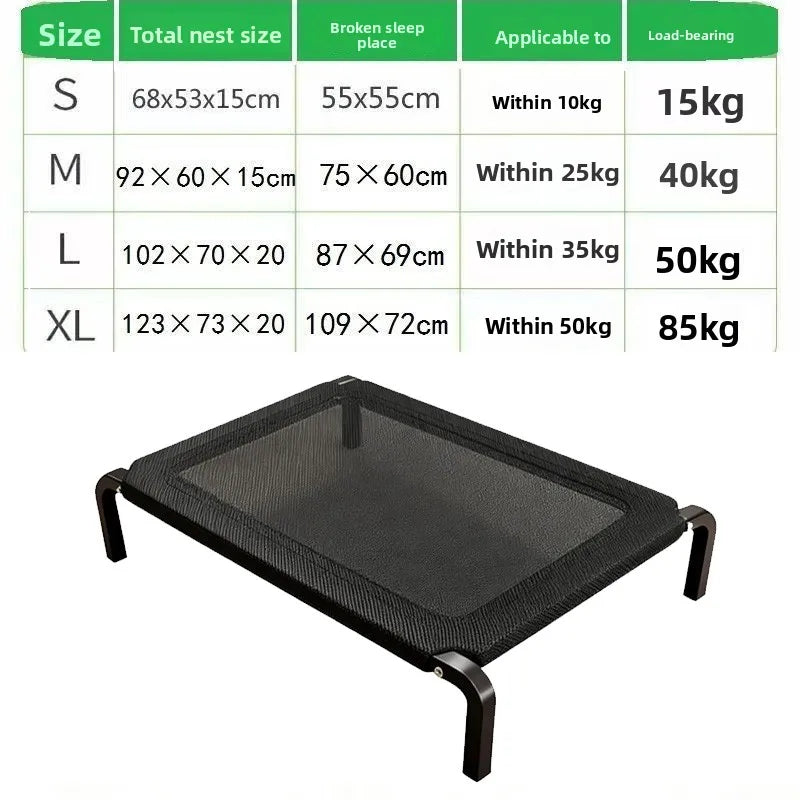 Dog House Foldable Dog Bed All Season Large and Small Dogs Camp Bed Detachable Waable Military Sle Pet Supplies for Summer Use