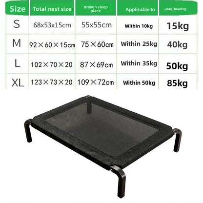 Dog House Foldable Dog Bed All Season Large and Small Dogs Camp Bed Detachable Waable Military Sle Pet Supplies for Summer Use