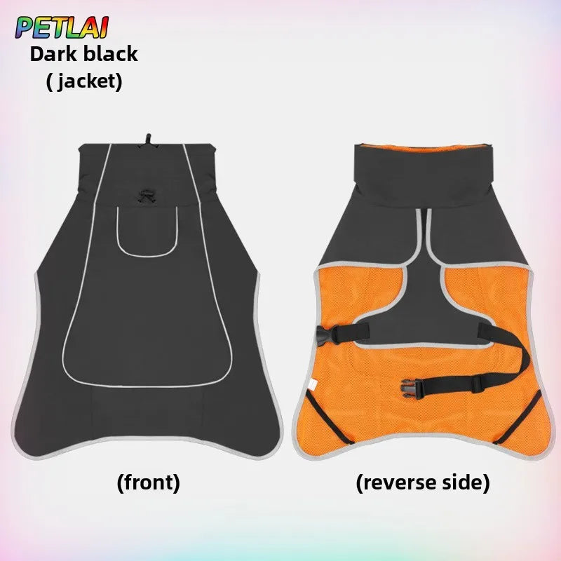 Waterproof Dog Rain Jacket & Windbreaker Coat