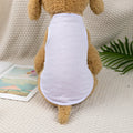 Spring Summer New Dog Clothes Thin Breathable Small Dog Teddy French Bucket Clothes Universal Pet Solid Color Vest Pet Clothes