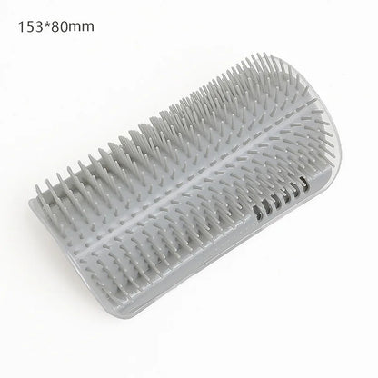 Cat Wall Corner Grooming Brush | Self-Massage &amp; Hair Removal Comb for Cats