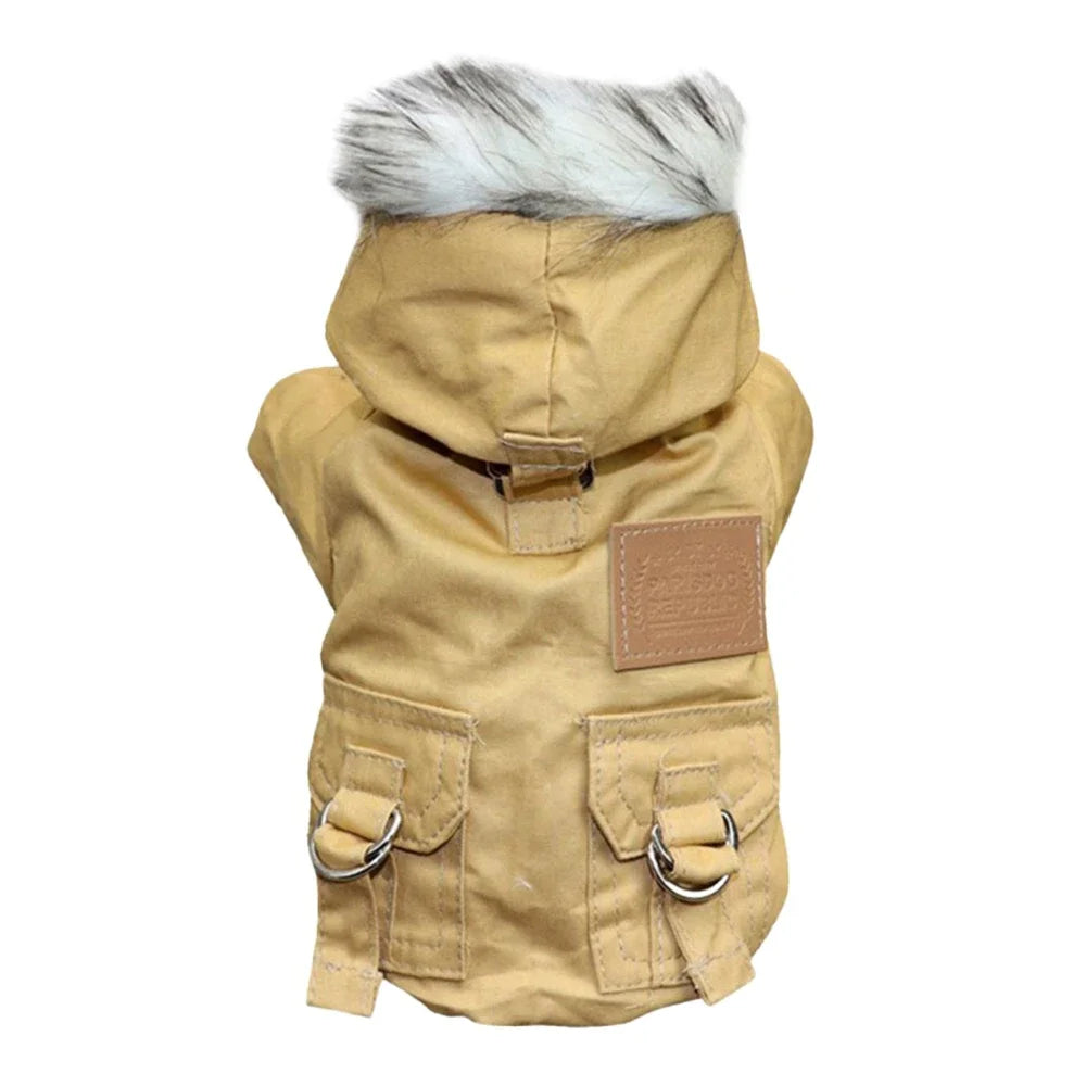 Dog Clothes Winter Puppy Pet Dog Coat Jacket For Small Medium Dogs Thicken Warm Hoodie Jacket Chihuahua Yorkies Pets Clothes