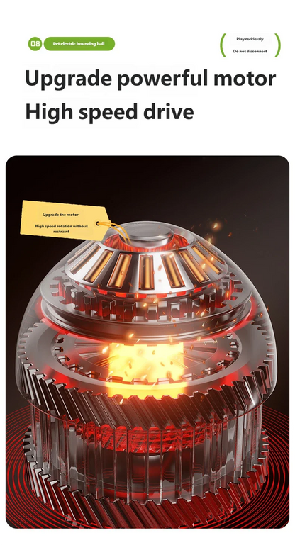 Electric Bouncing Ball Dog Toy | Sound Making, Bite Resistant Puppy Molar Toy