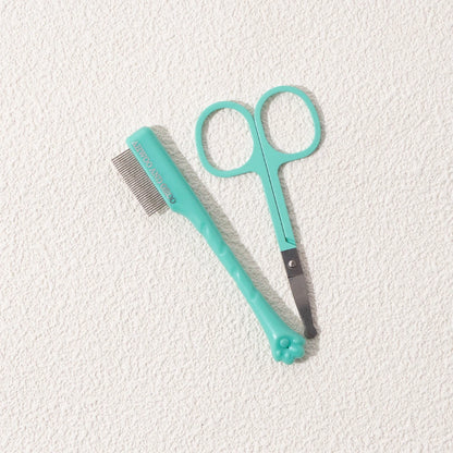 Pet Facial Cleaning Comb Set | Tear Stain Remover &amp; Grooming Tool for Cats &amp; Dogs